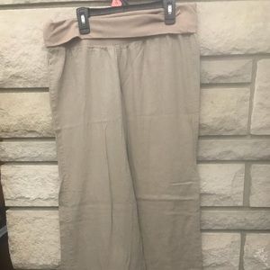 Old Navy Tan Linen Pants Sz Medium